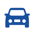 Plane-Icon-Blue-Solid Plane Icon