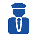 Plane-Icon-Blue-Solid Plane Icon